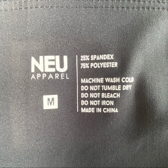 NEU Apparel Booty Shorts: Black - Picture 3 of 4